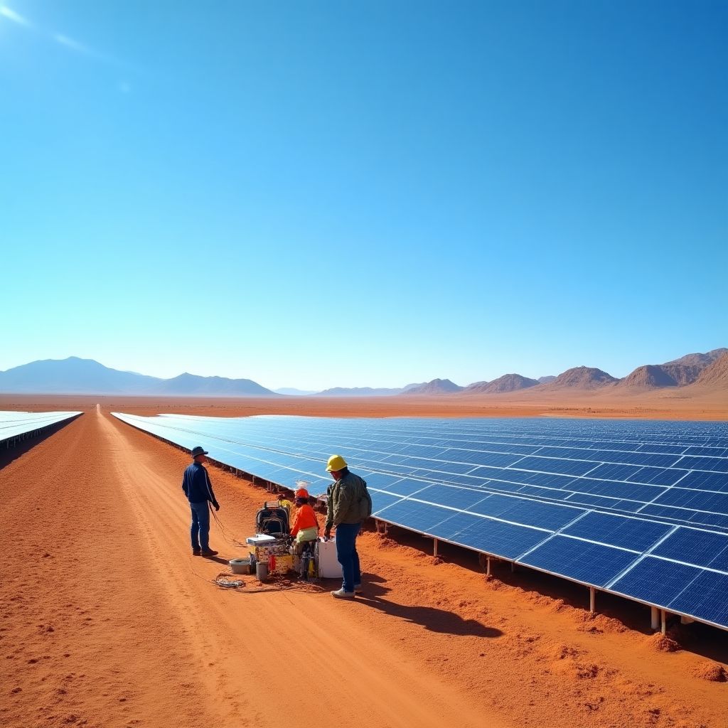 Proyecto de energía solar en La Guajira