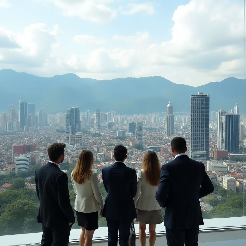 Equipo de InverCol en la sede principal de Bogotá